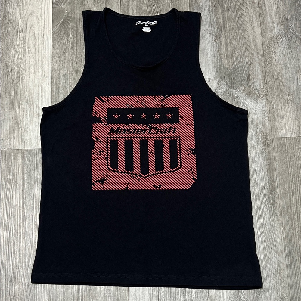 MasterCraft Men’s Tank top/ black & red/ size L